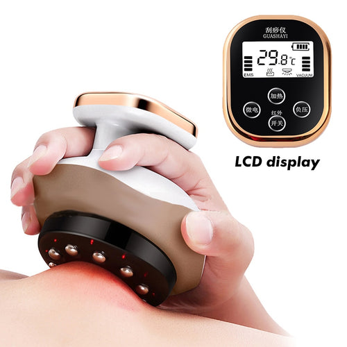 Cupping Massager LCD Display Vacuum Suction Cups EMS Ventosas Anti Cellulite Magnet Therapy Guasha Scraping Fat Burner Slimming